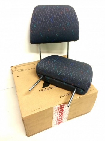 KIT APPOGGIATESTA POSTERIORI GRIGIO HONDA LOGO