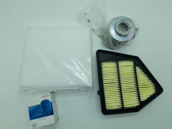 SERIE FILTRO OLIO + FILTRO ARIA + FILTRO ABITACOLO + FILTRO GASOLIO HONDA PER TUTTI I MODELLI DIESEL DA ANNO 2007 AL 2021